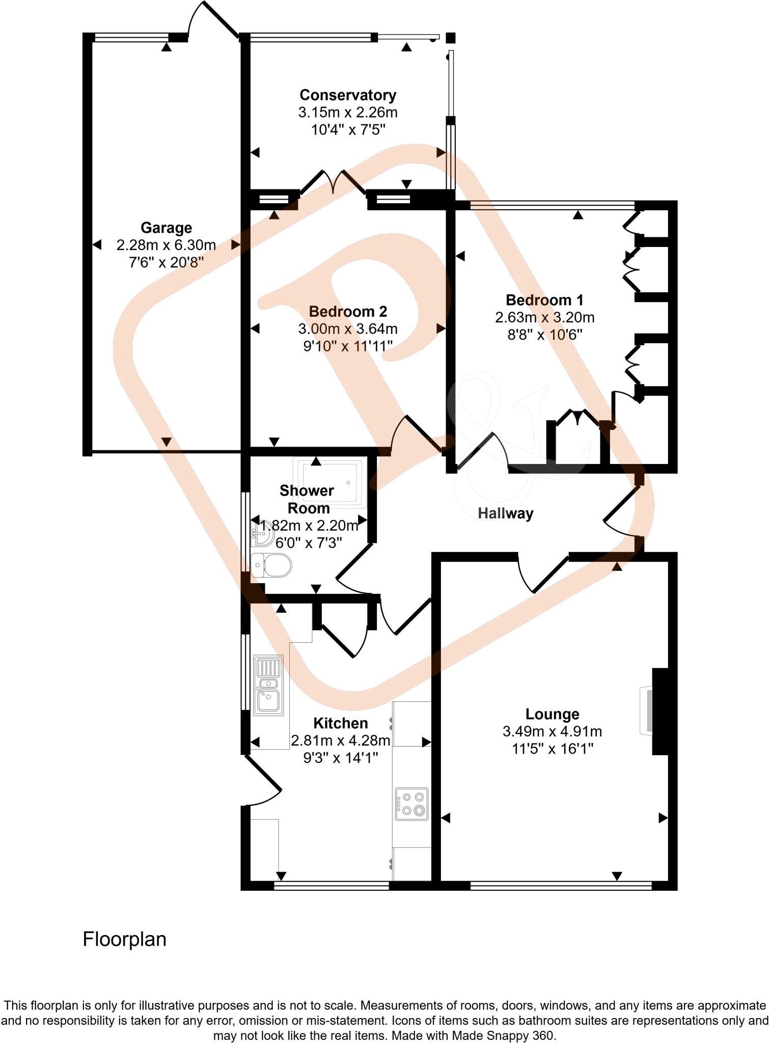 Albany Close, West Bergholt, Colchester, Essex, CO6 floorplan
