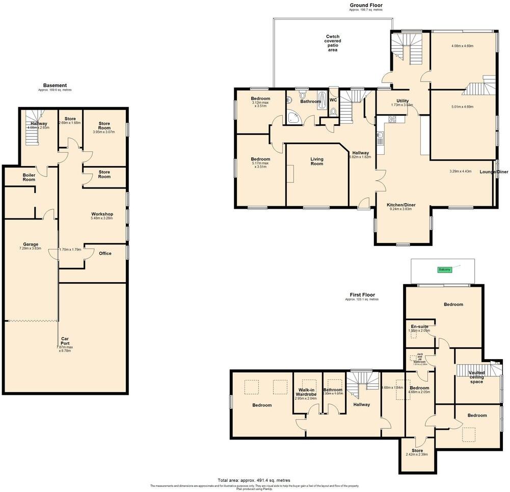 Cefn Abbey , Llanarthney, Carmarthen, SA32 floorplan