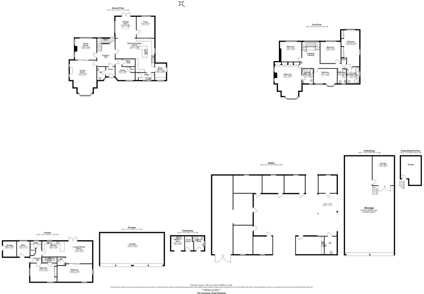 The Causeway, Great Horkesley, CO6 floorplan