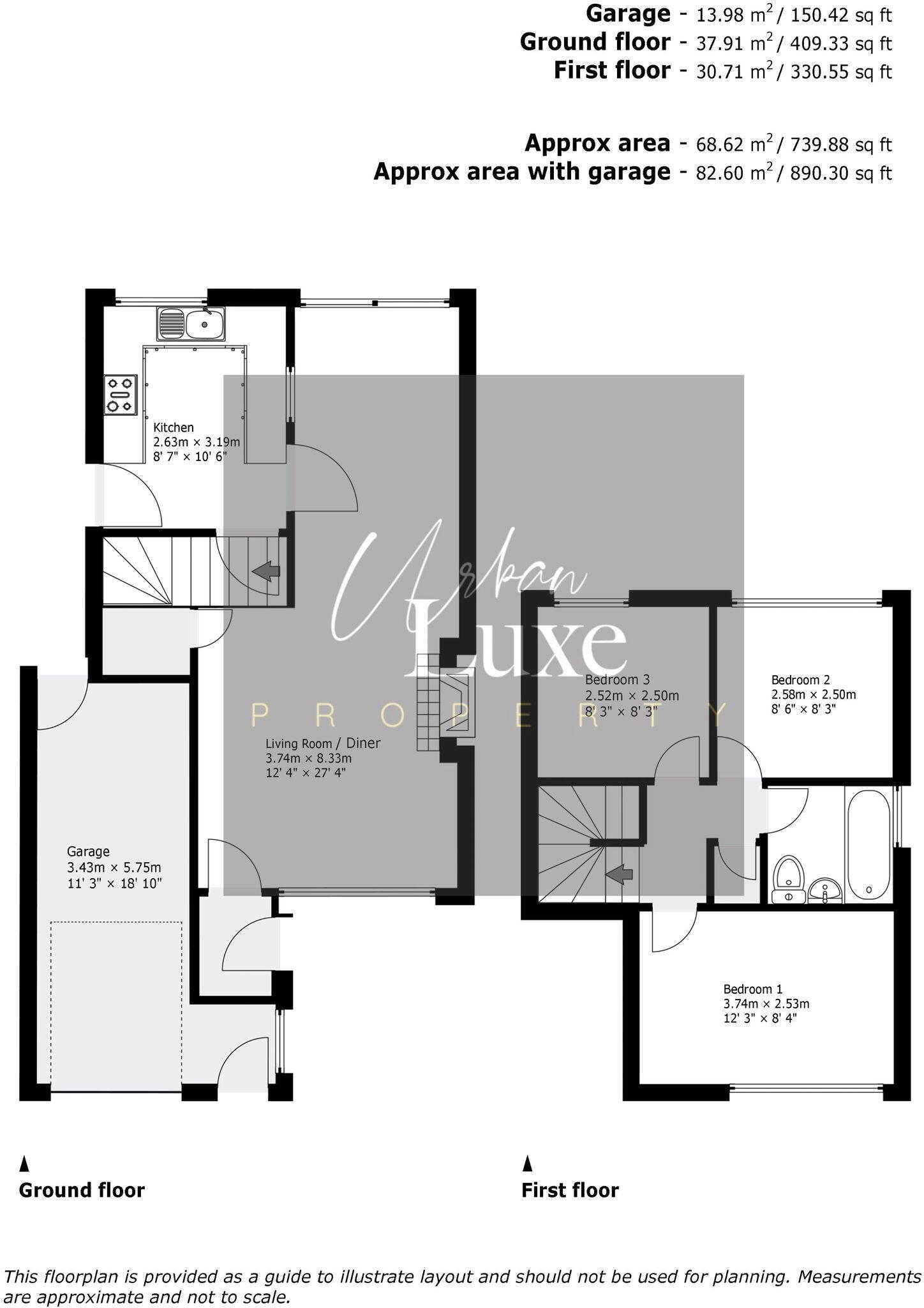 Wedgwood Road, Bedford, MK41 floorplan