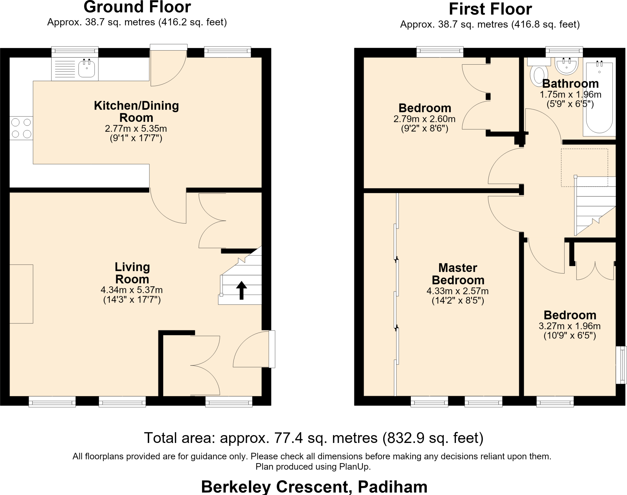 Berkeley Crescent, Padiham floorplan