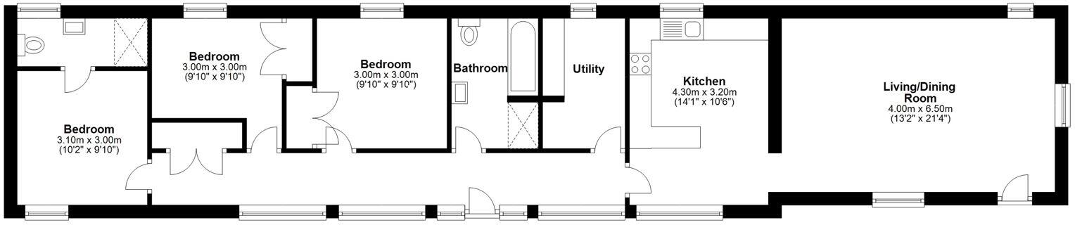 The Old Smithy, Seaton Point, Boulmer, Northumberland, NE66 floorplan
