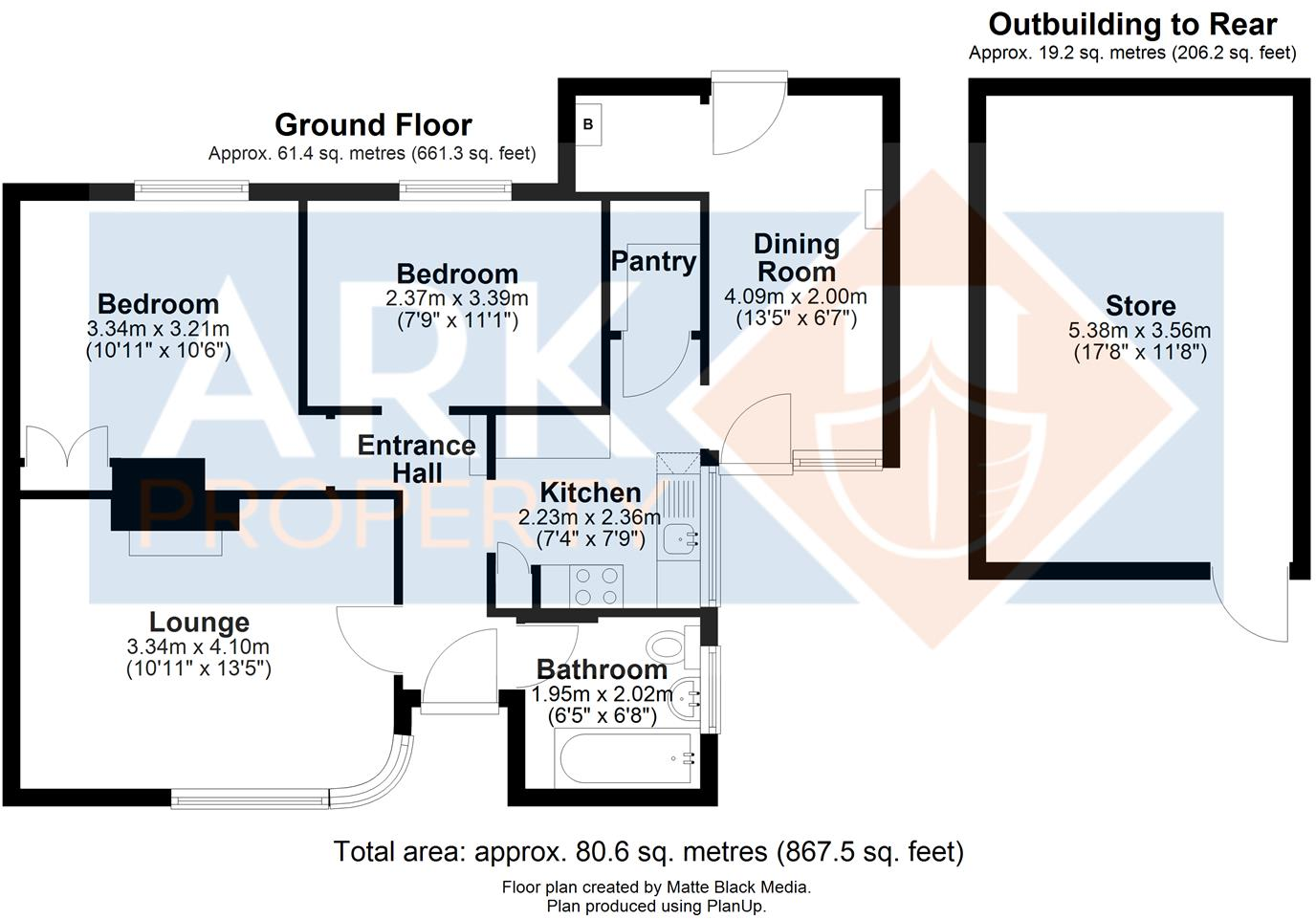 Pennygate, Spalding floorplan