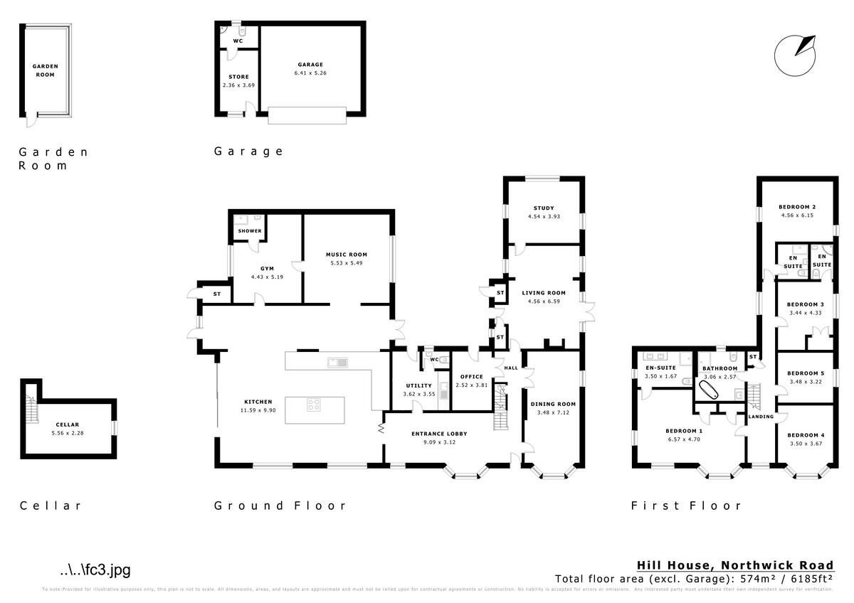 Bevere, Worcester, Worcestershire, WR3 7RE floorplan