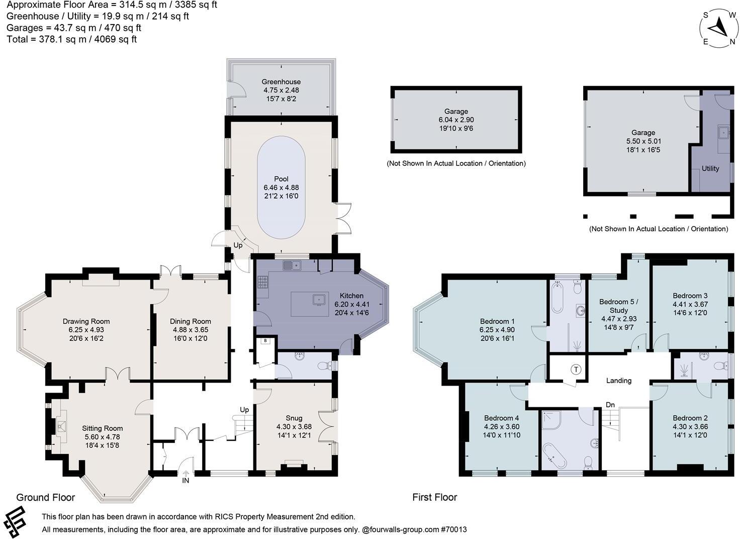 Over Lane, Almondsbury, BS32 floorplan