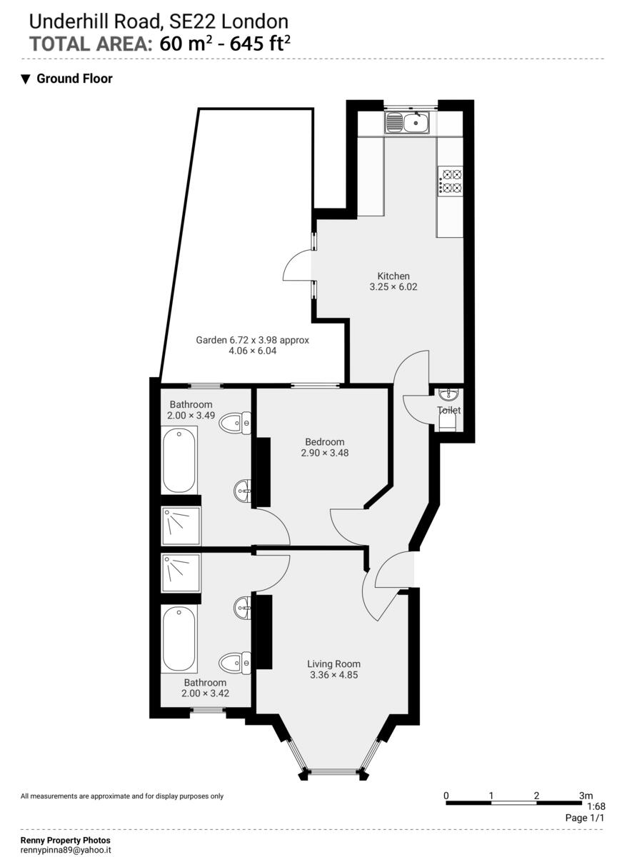 Underhill Road, London floorplan