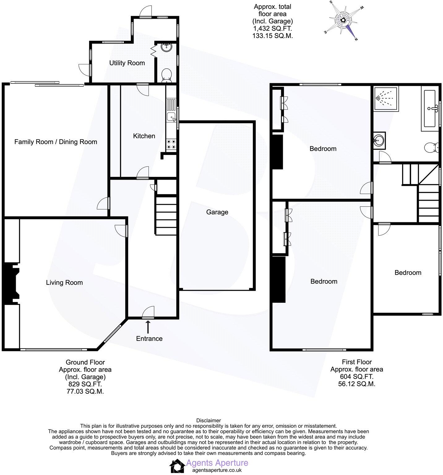 Waldegrave Gardens, Upminster, RM14 floorplan