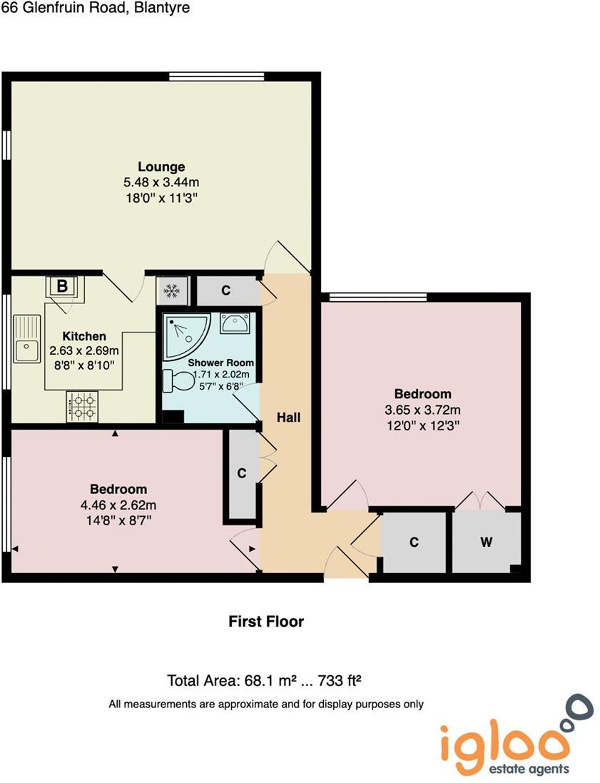 Glenfruin Road, Blantyre floorplan