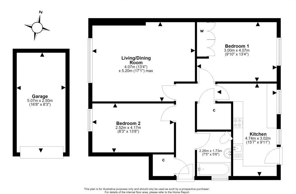 15 Alnwickhill Park, Alnwickhill, Edinburgh, EH16 6UH floorplan