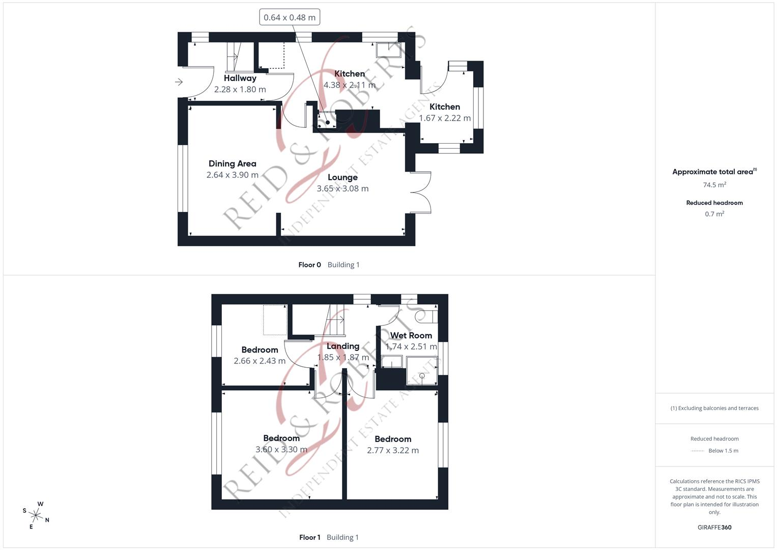 Maes Gwyn, Flint floorplan