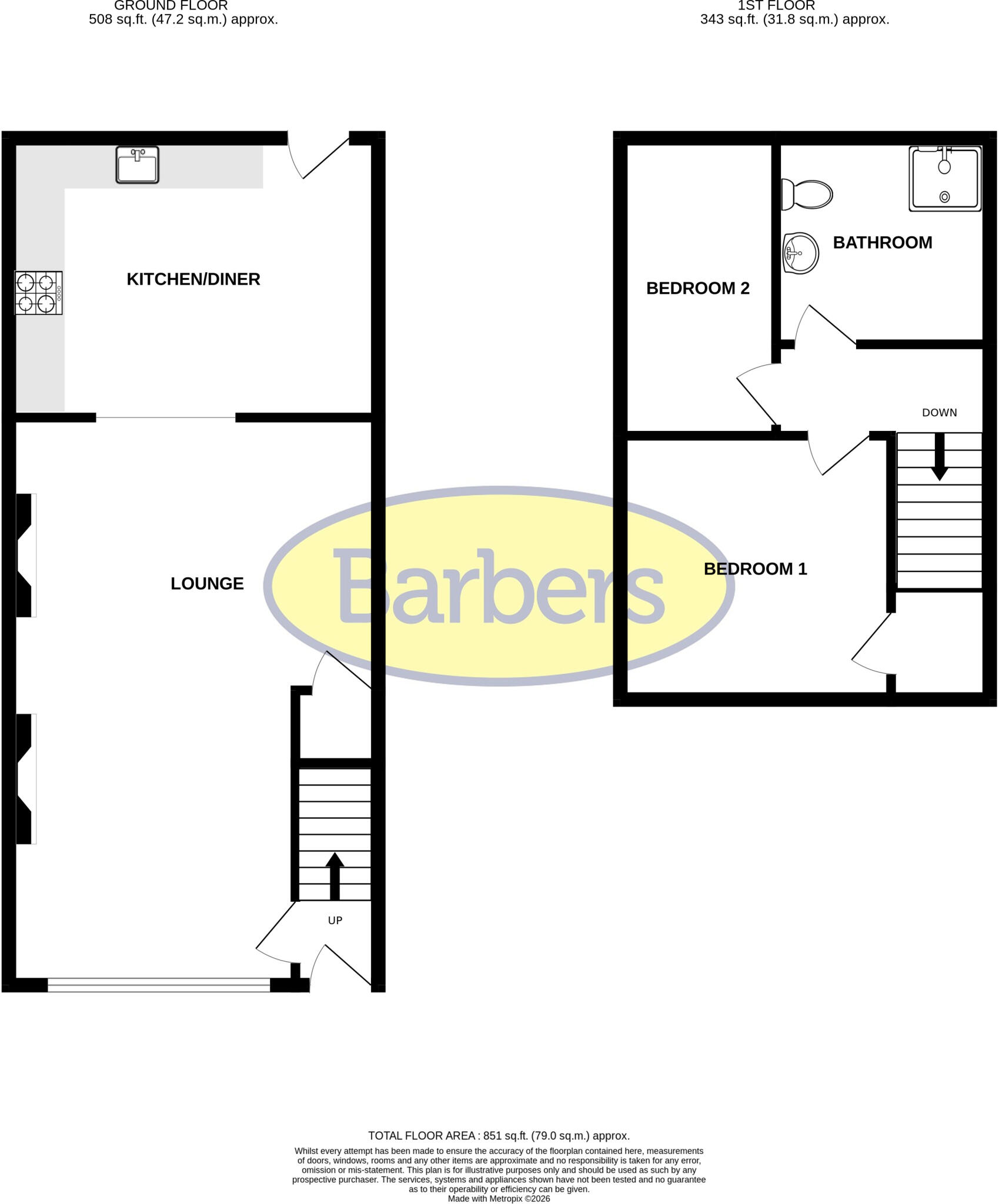 Smallbrook Road, Whitchurch floorplan