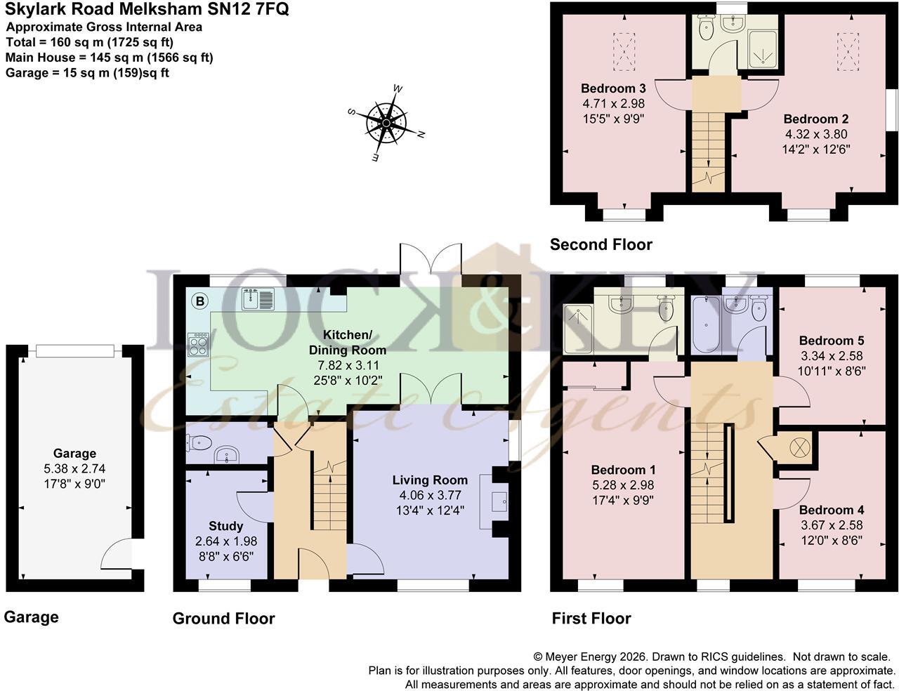 Skylark Road, Melksham floorplan