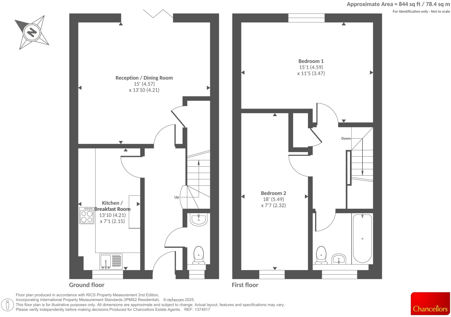 Woodside Close, Bagshot floorplan