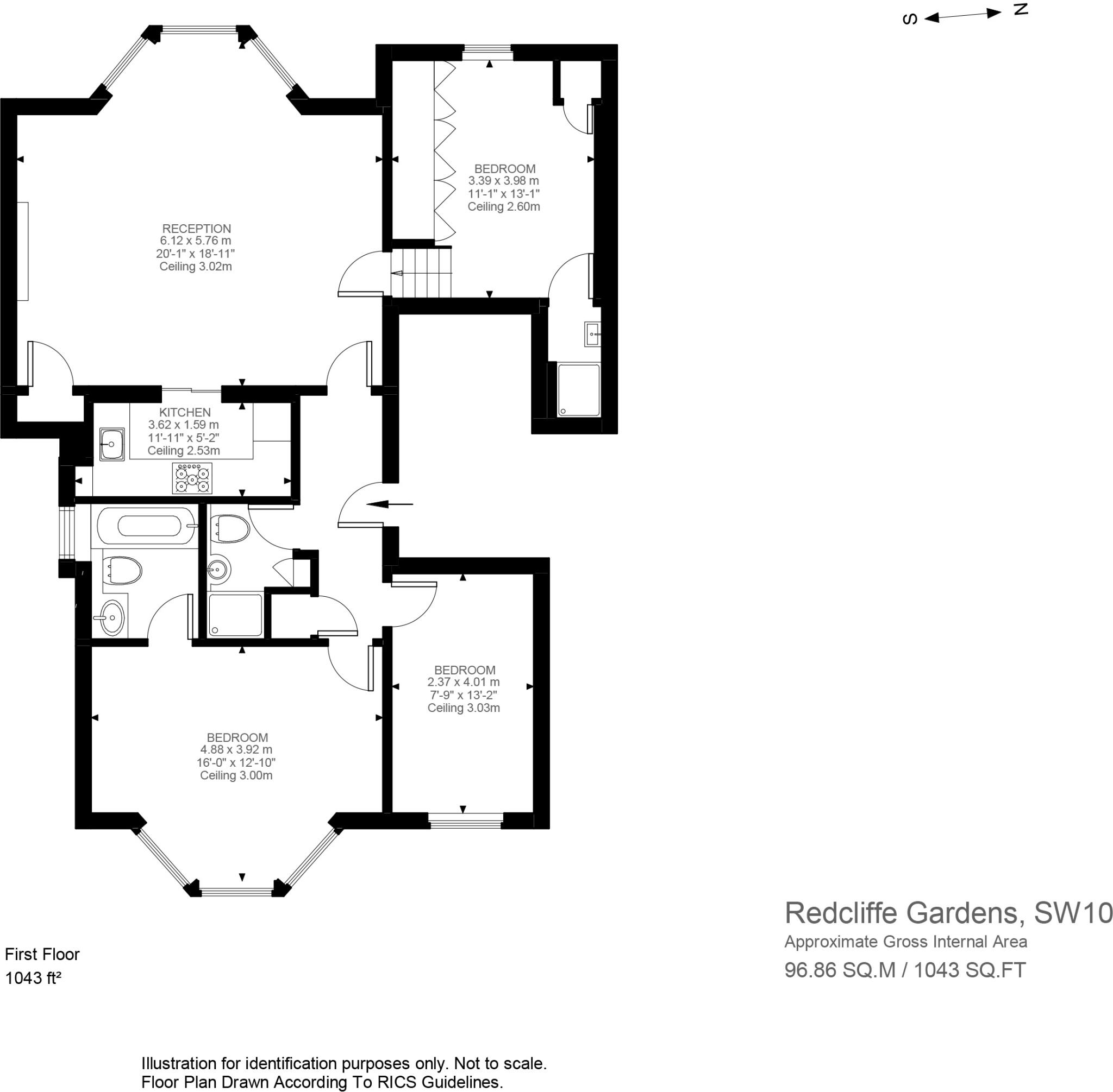 Redcliffe Gardens, London, SW10 floorplan
