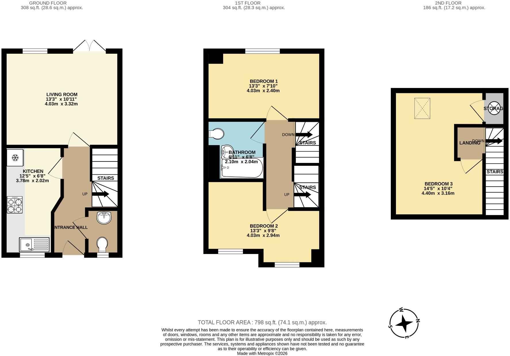 Burley Road, Sittingbourne, Kent, ME10 1JH floorplan