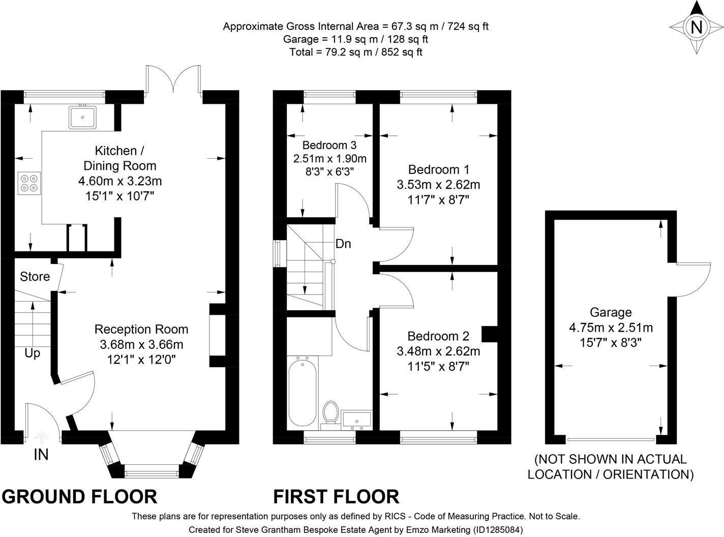 Lovage Way, Clanfield floorplan