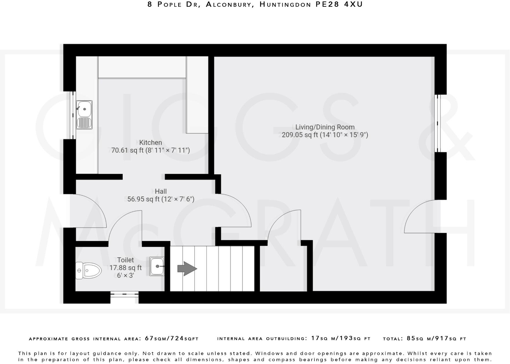 Pople Drive, Alconbury Weald, Huntingdon, Cambridgeshire, PE28 4XU floorplan