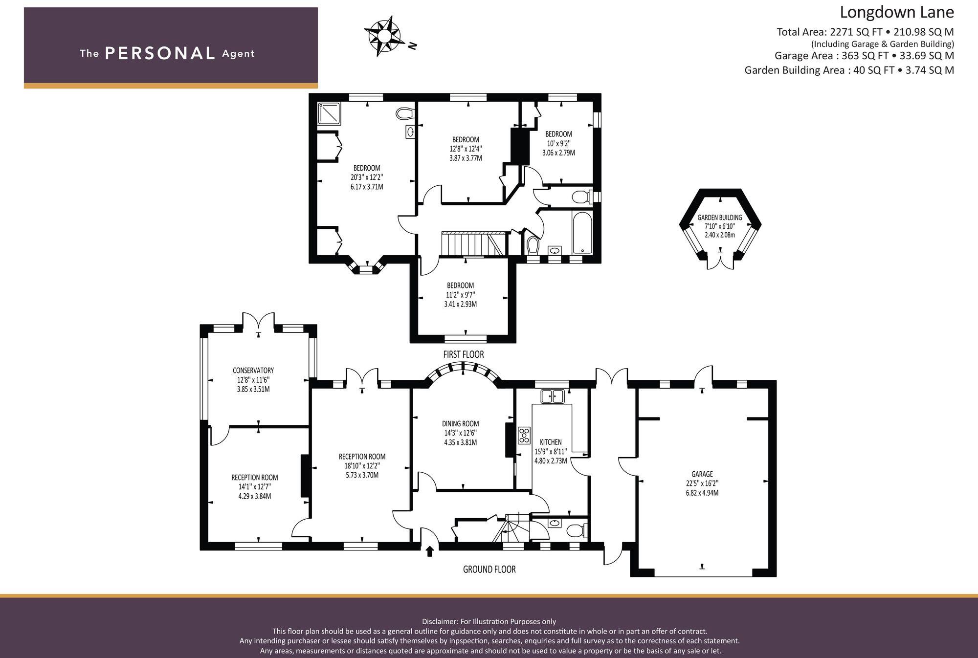 Longdown Lane North, Epsom, KT17 floorplan