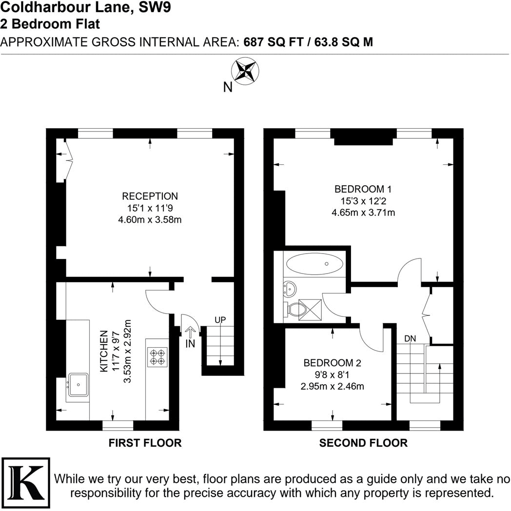 Coldharbour Lane, SW9 floorplan
