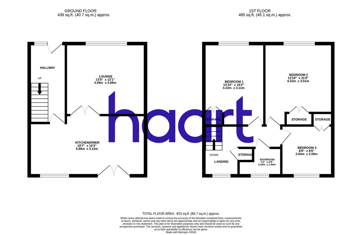Aylsham Lane, Romford floorplan