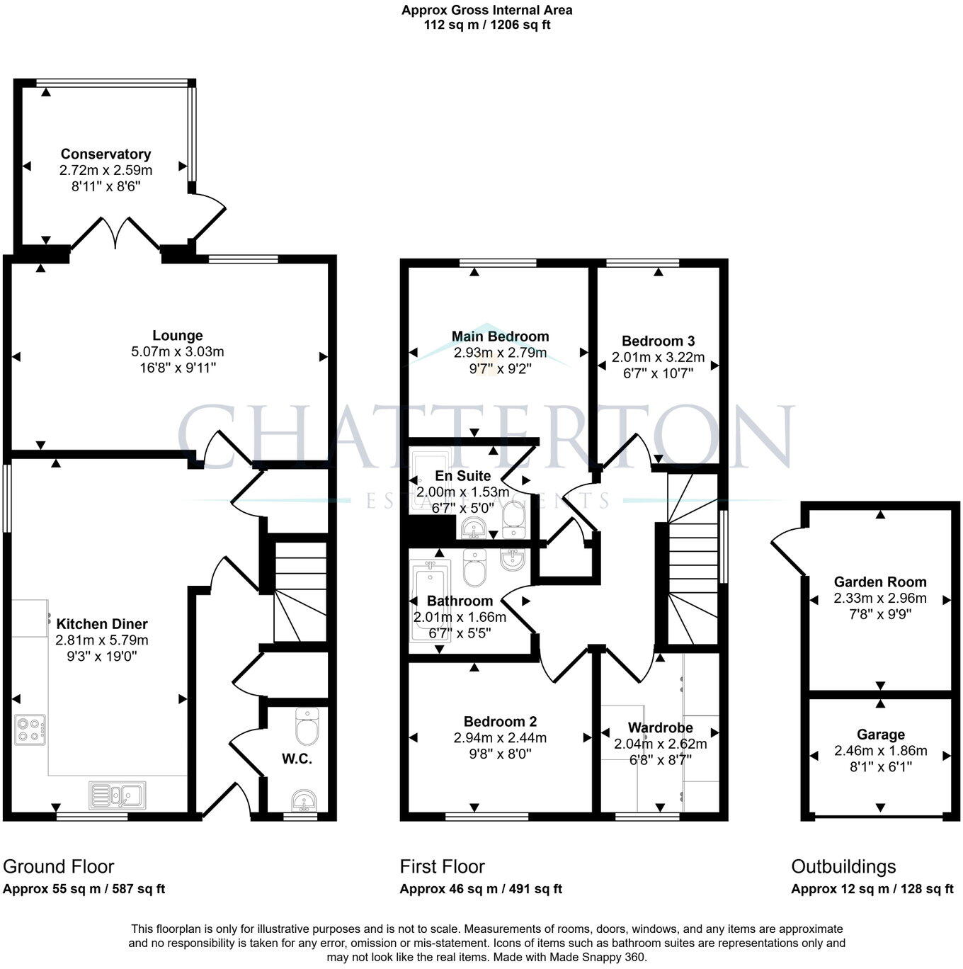 Birch Grove, Honeybourne, WR11 7AF floorplan