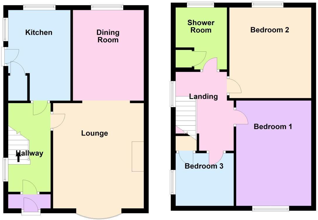 Oakdale Drive, Shipley, West Yorkshire, BD18 floorplan