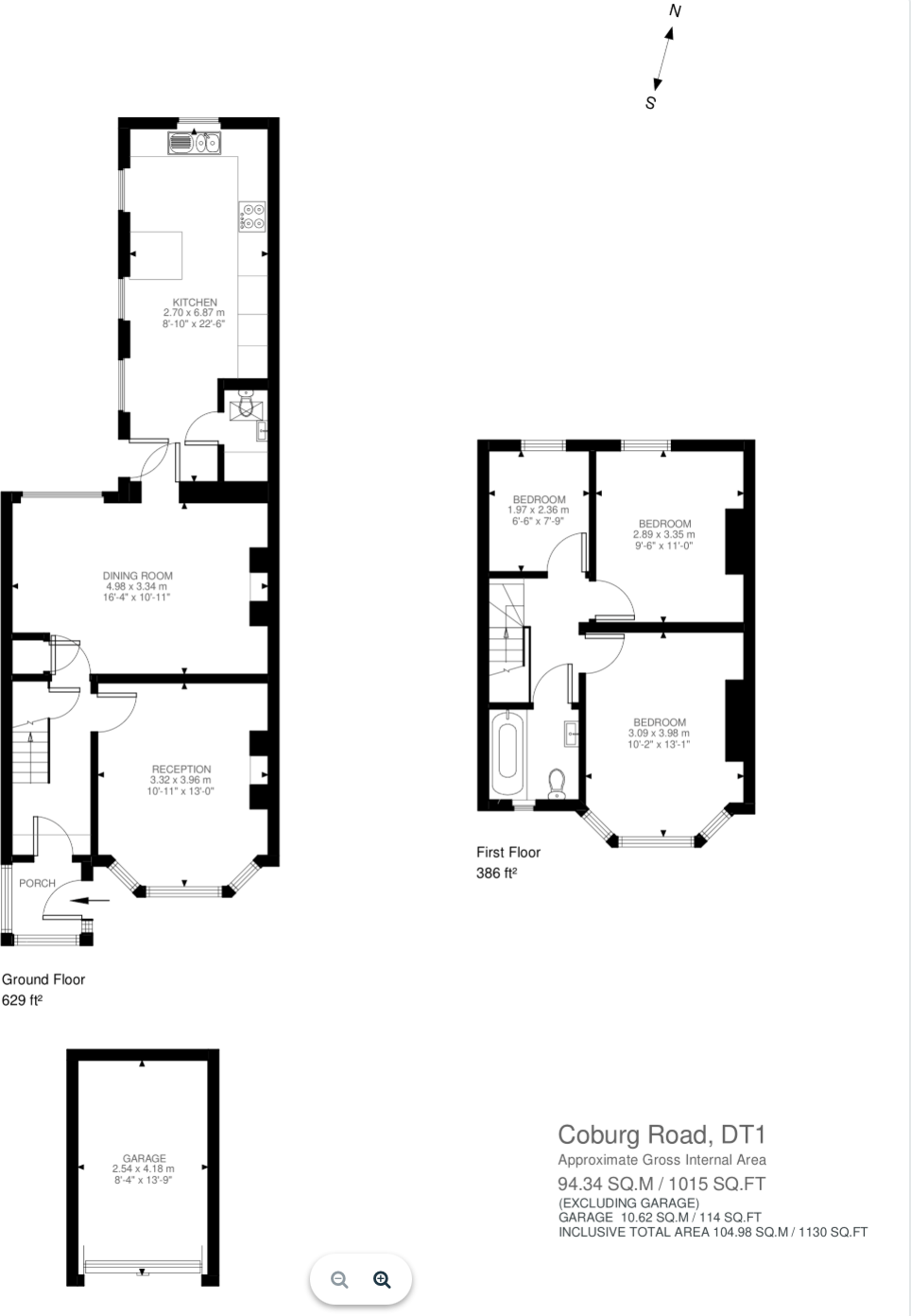 Coburg Road, Dorchester floorplan