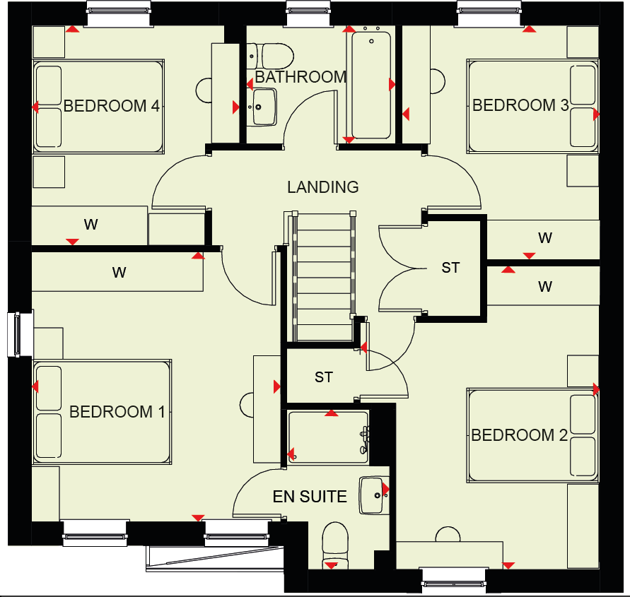 Waldens Way, Wigston, Leicester, Leicestershire, LE18 3AE floorplan
