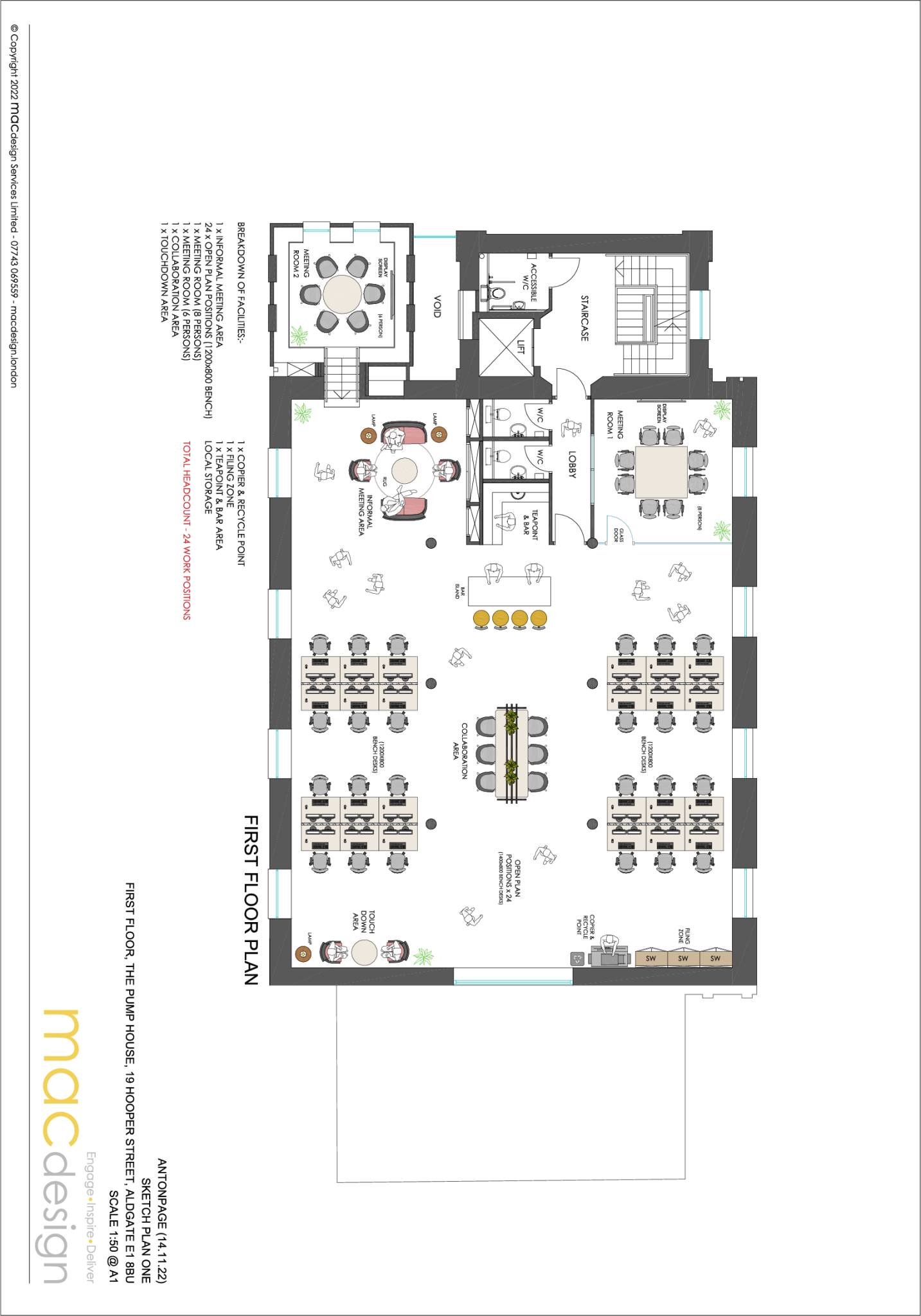 1st floor Pump House - Layout