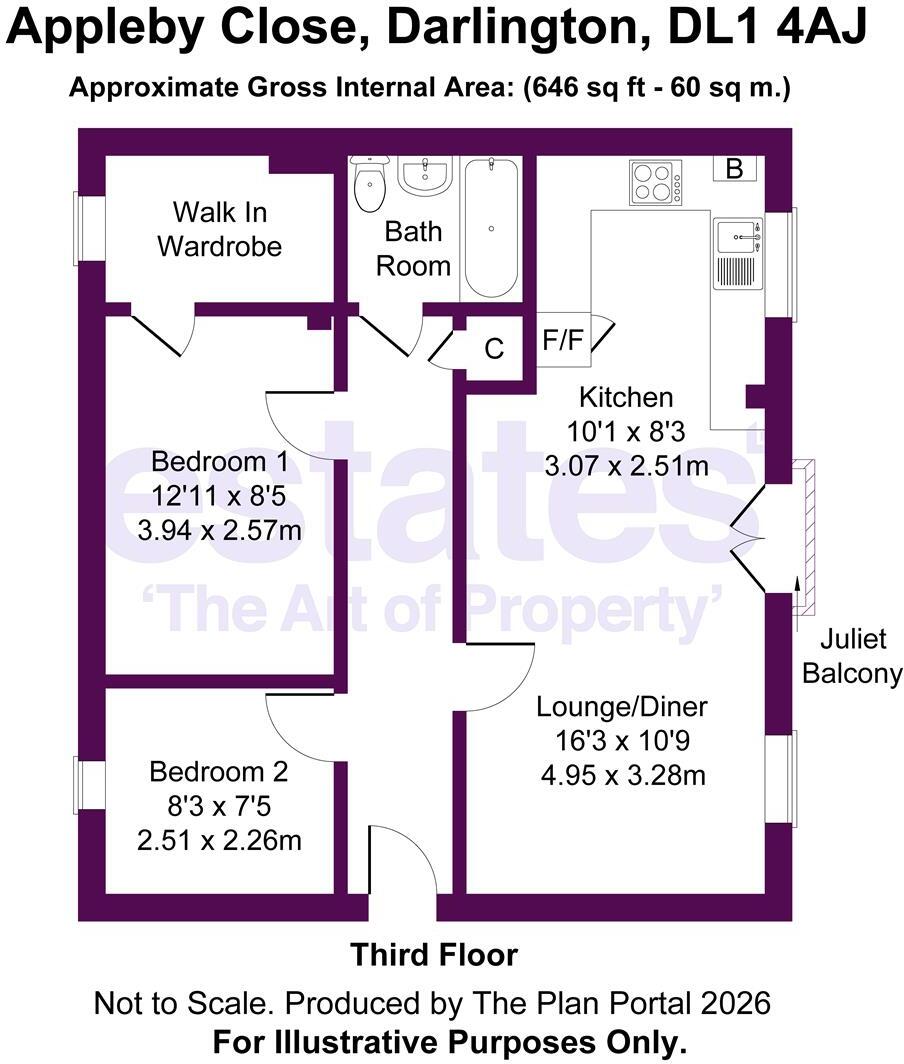 Appleby Close, Darlington, DL1 4AJ floorplan