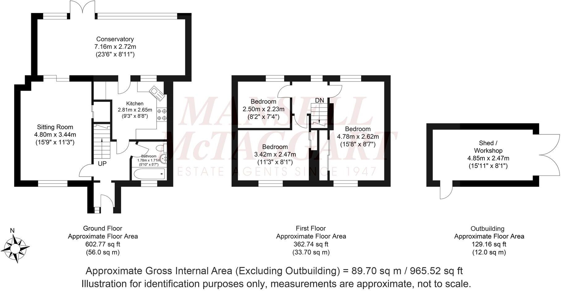 Oakleigh Road, Horsham, RH12 floorplan