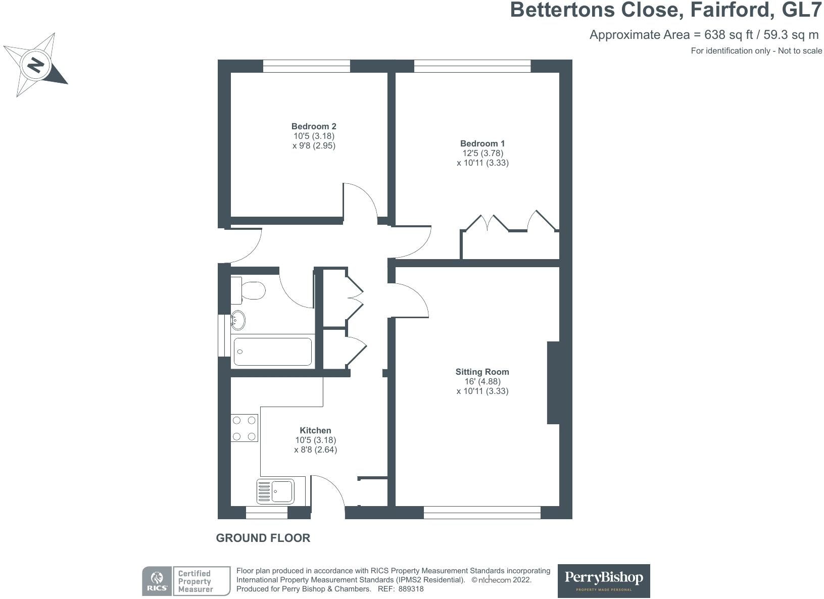 Bettertons Close, Fairford, Gloucestershire, GL7 floorplan