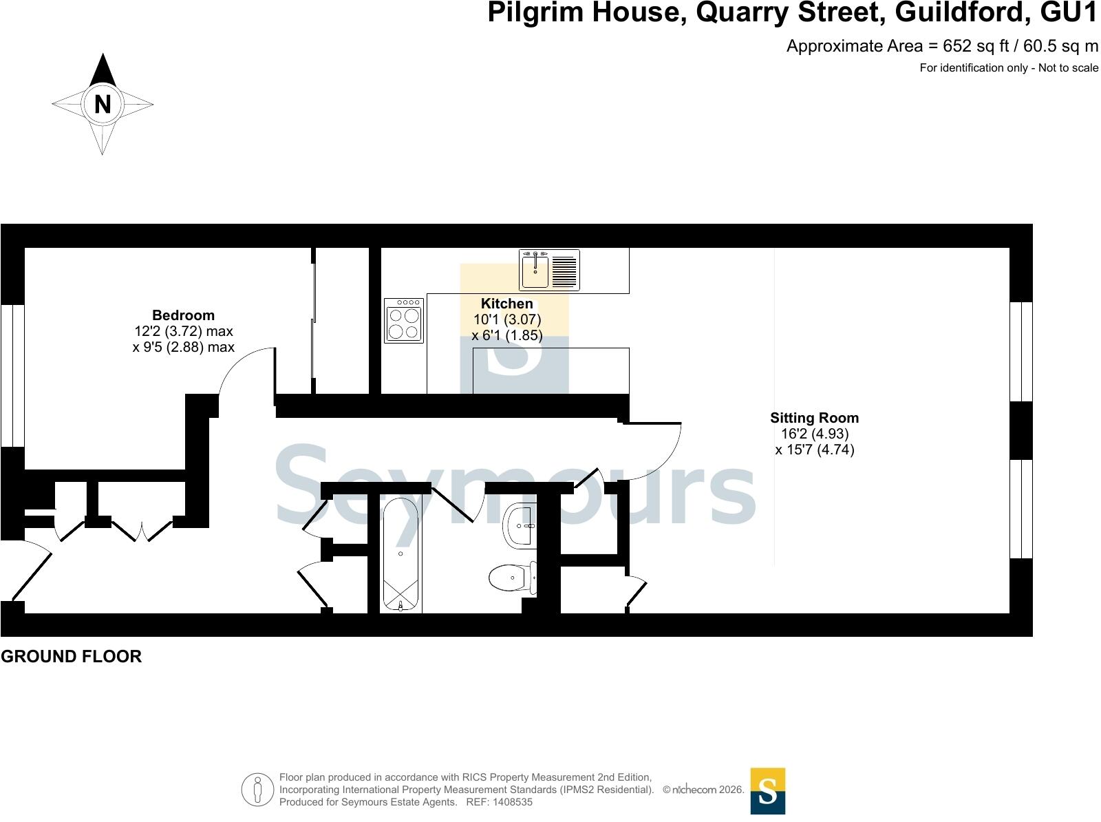 Quarry Street, Guildford, GU1 floorplan