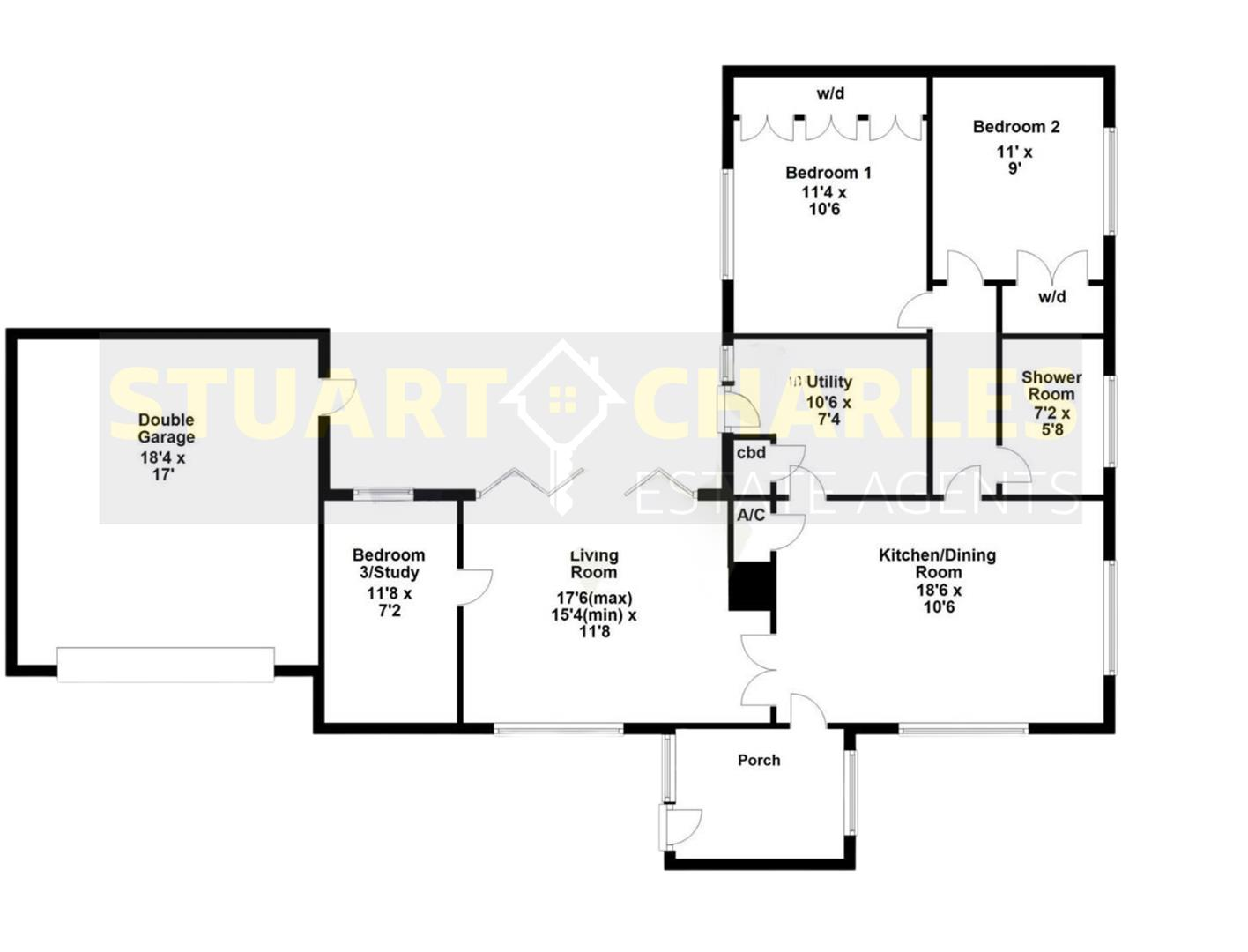 Coldermeadow Avenue, Corby floorplan
