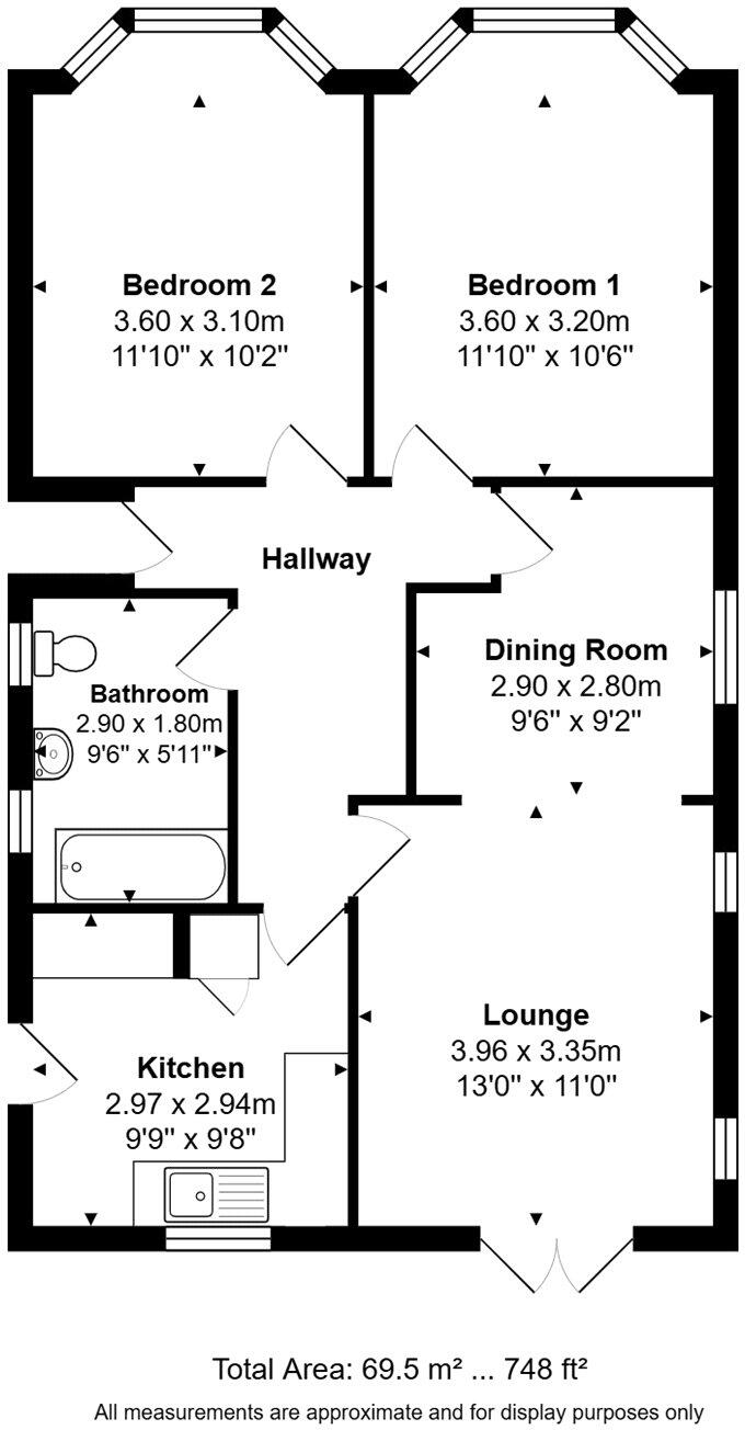Brierley Road, Northbourne, Bournemouth, BH10 floorplan