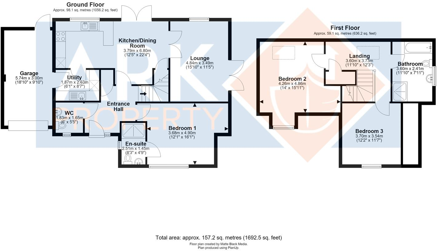 The Emeralds, South Wootton floorplan