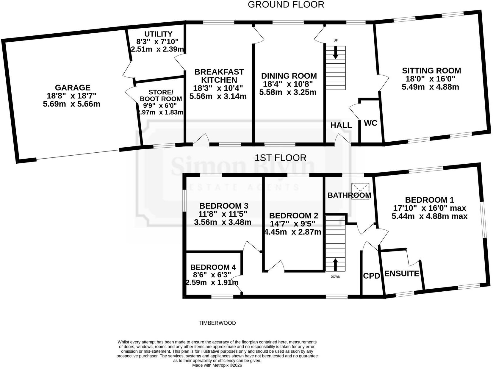 Hawthorn House, Timberwood, Thunderbridge floorplan