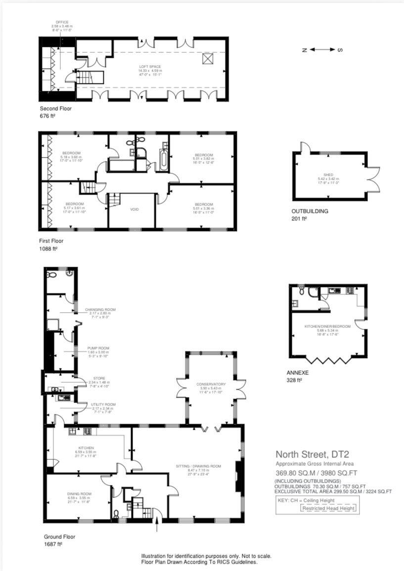 Long Barn, Charminster floorplan