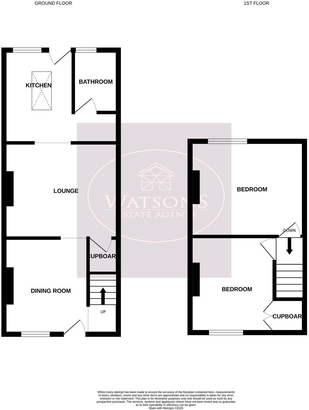 Palmerston Street, Underwood, Nottingham, NG16 floorplan