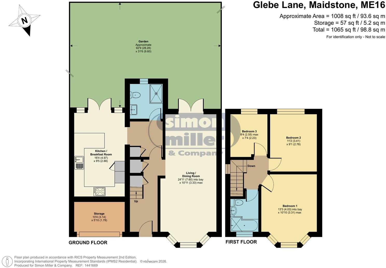 Glebe Lane, Maidstone floorplan