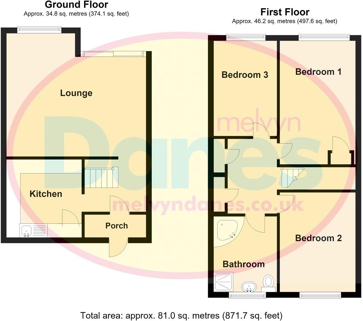 Knightsbridge, Oakthorpe Drive floorplan