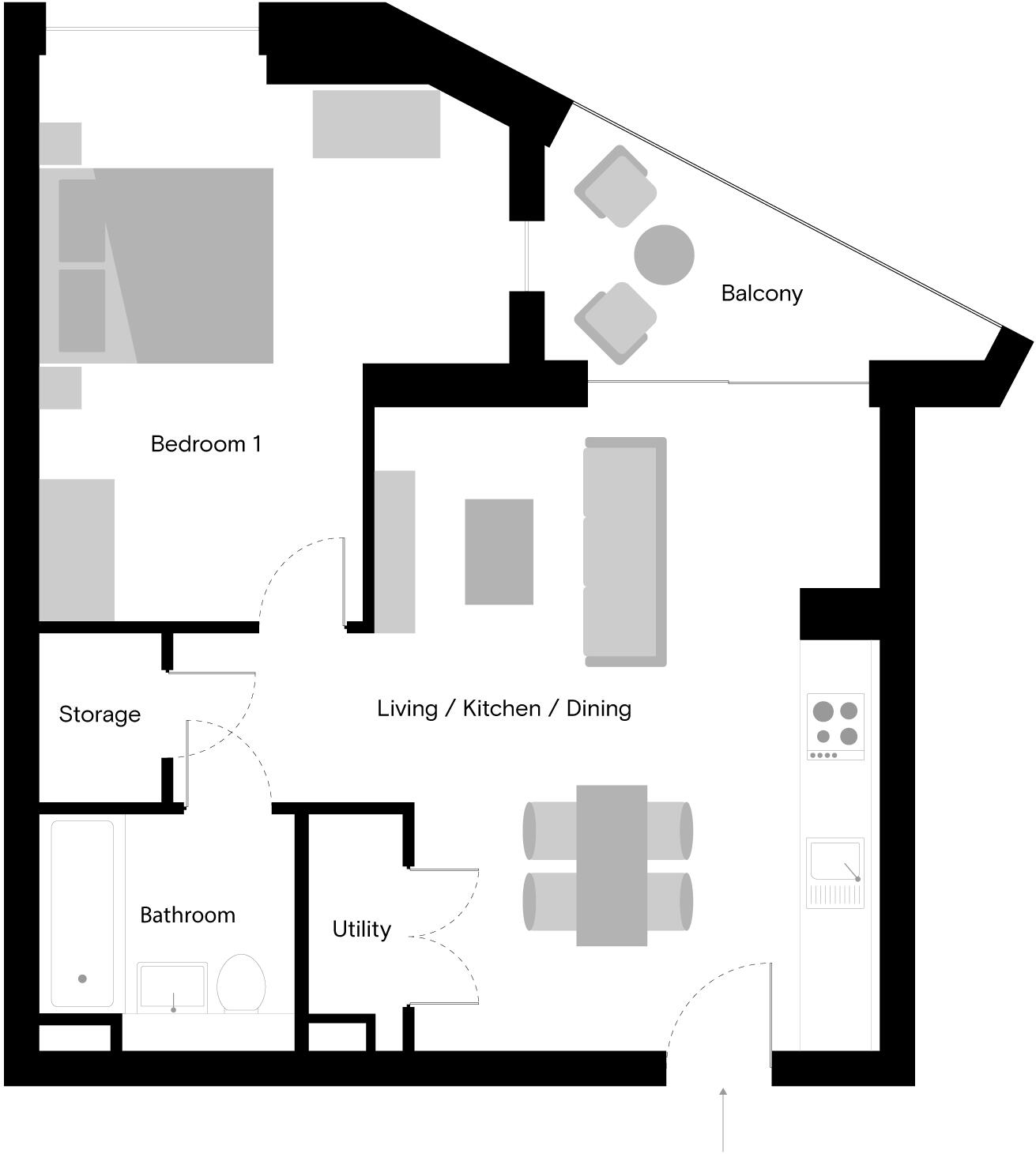 Riverstone Heights, Reed Avenue, London, E3 3ZD floorplan