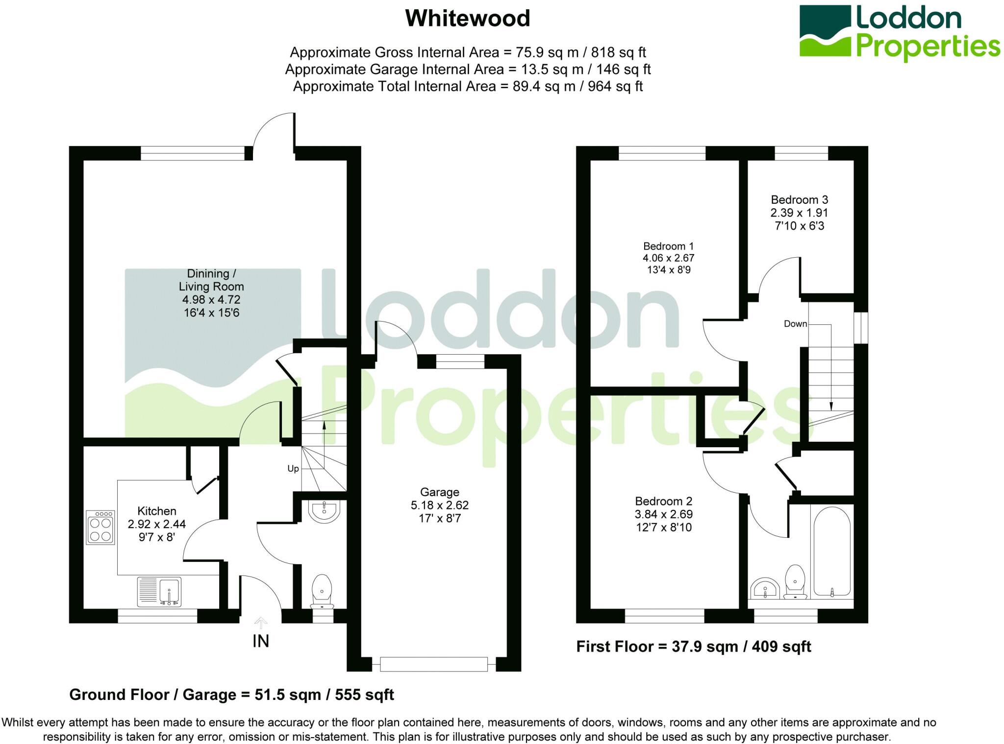 Whitewood, Chineham floorplan