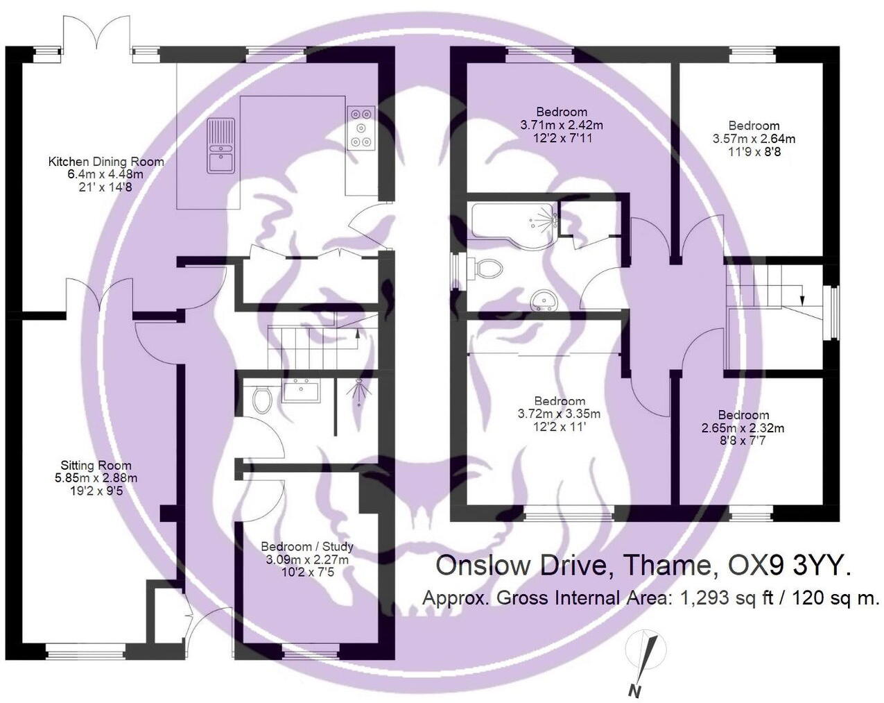 Onslow Drive, Thame floorplan
