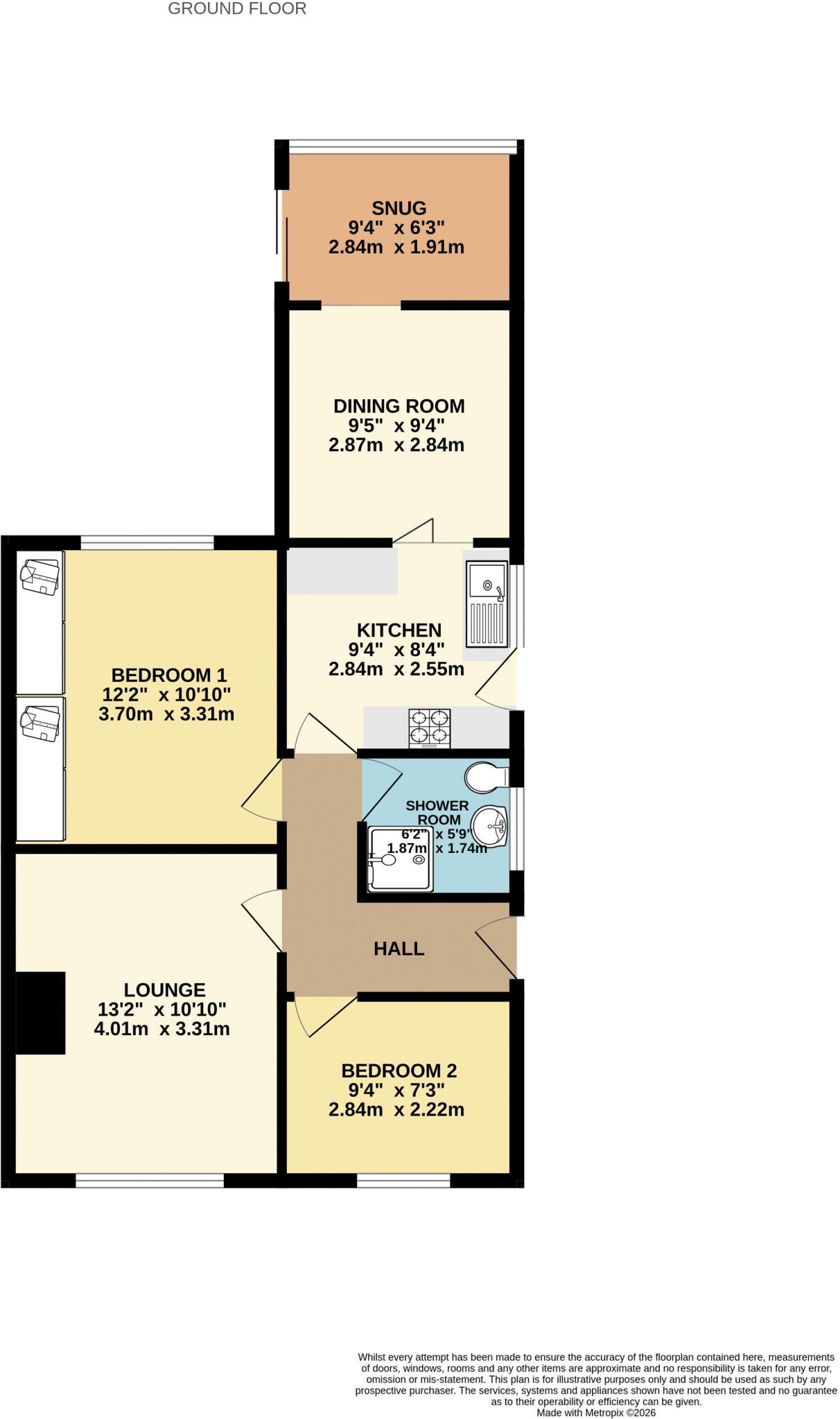 Dewsbury Avenue, Scunthorpe floorplan