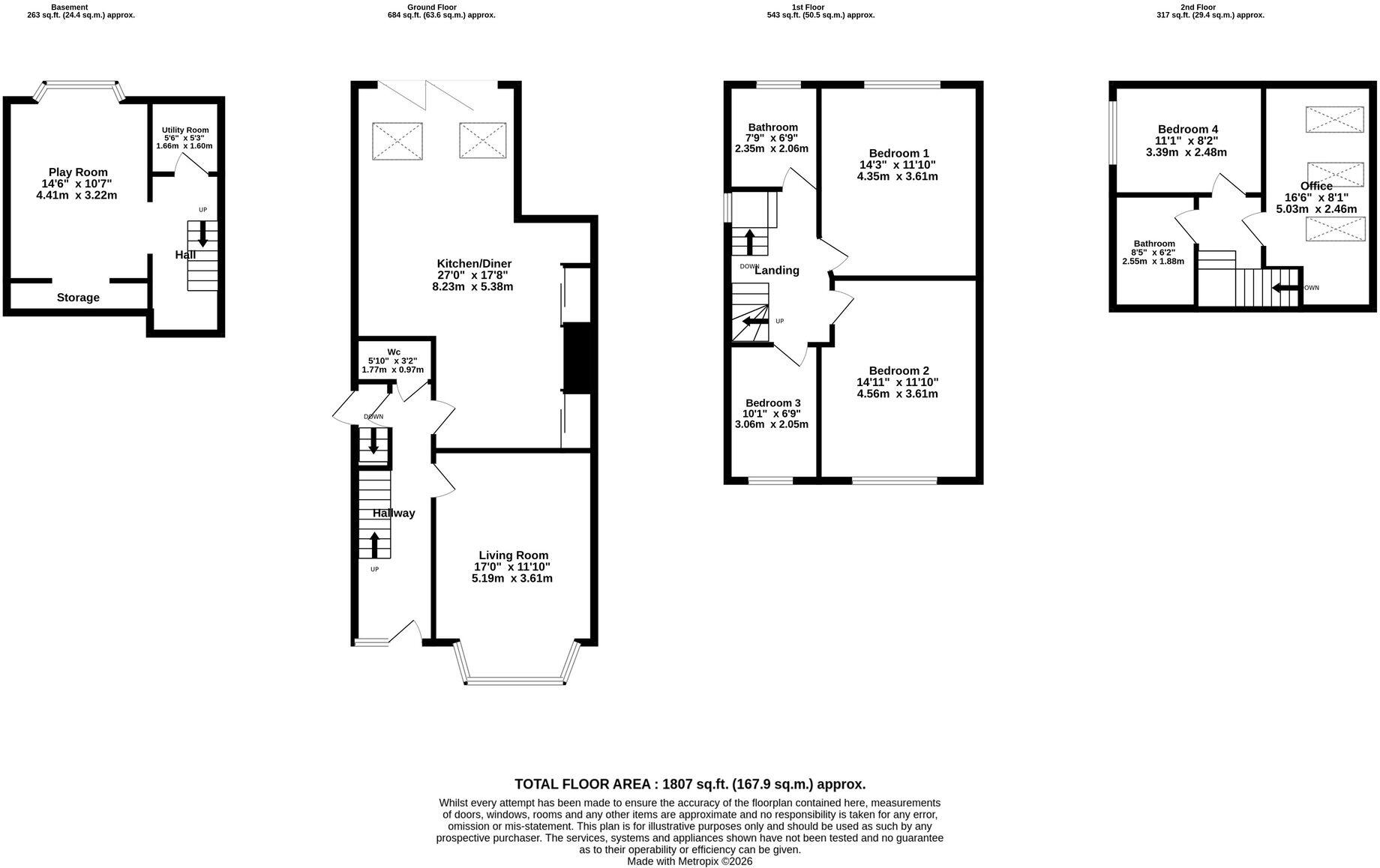 Moorland Road, Stockport, SK2 floorplan