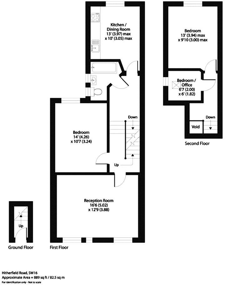 Hitherfield Road, London, SW16 floorplan