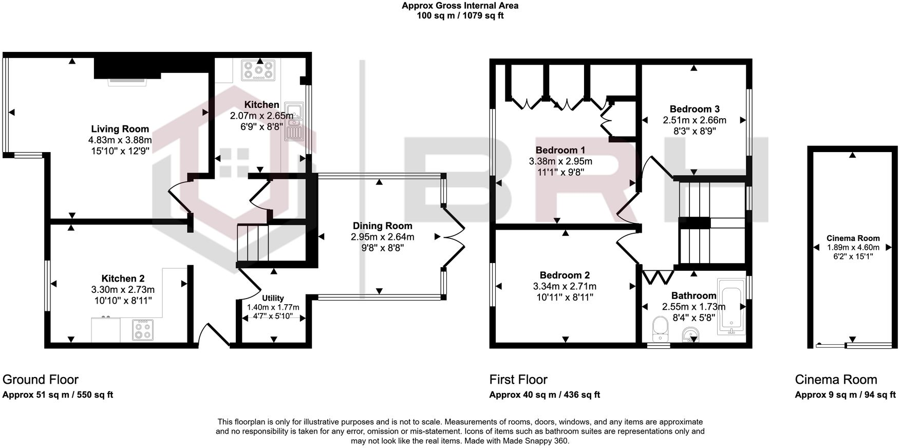 Denaby Avenue, Conisbrough, DN12 floorplan