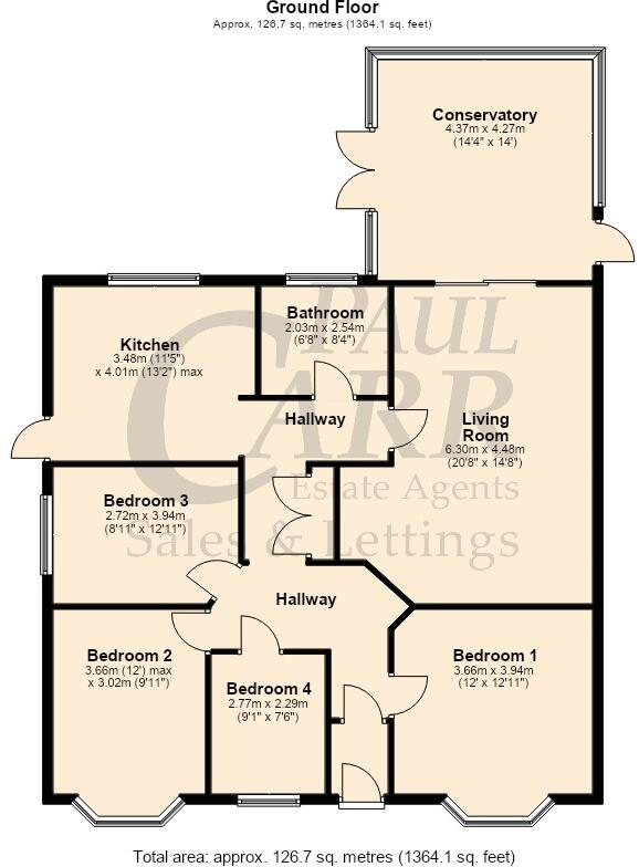Walsall Road, Great Wyrley, South Staffordshire floorplan