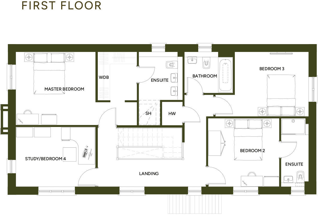 The Paddock, 
Meadow View, 
Rockbeare, 
EX5 2HH floorplan